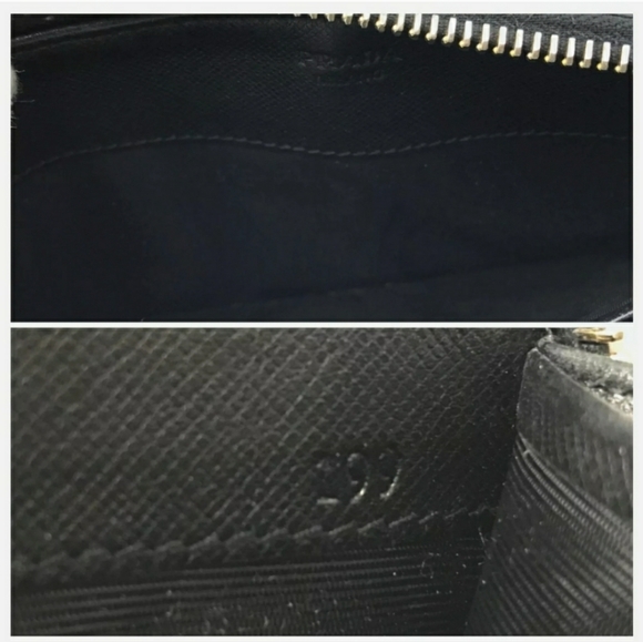 SOLD - PRADA Black Zip Around Long Wallet w/Authentication Card - Picture 2 of 7